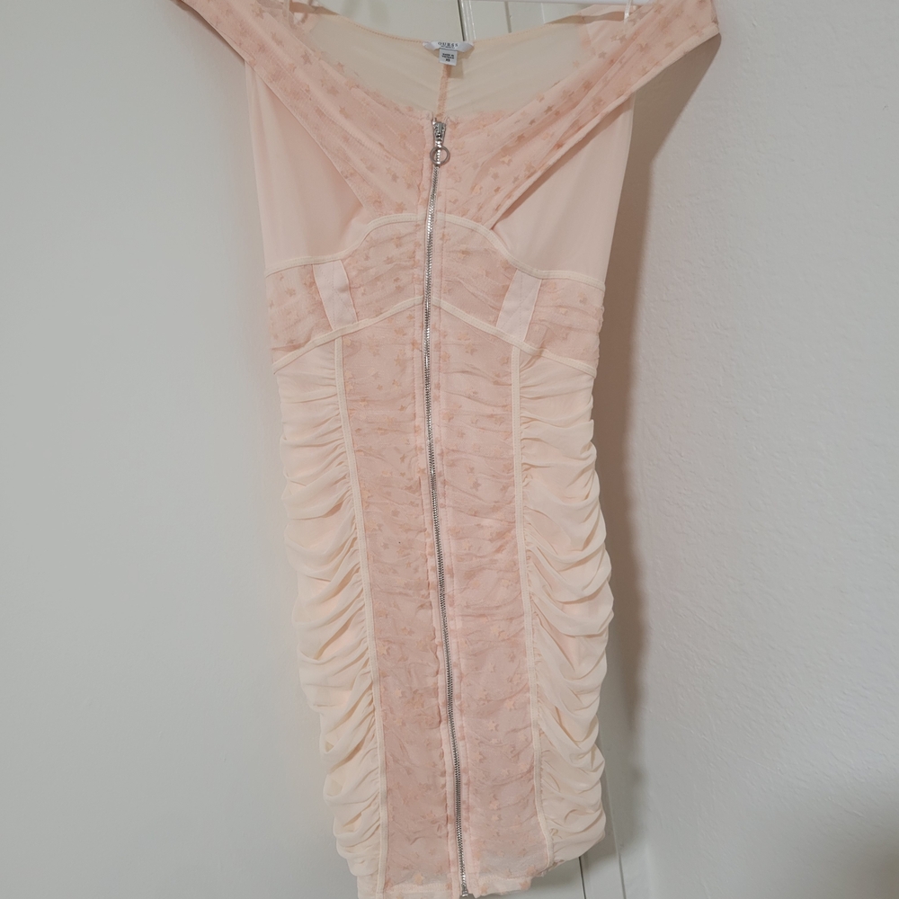 Guess Off The Shoulder Blush Dress